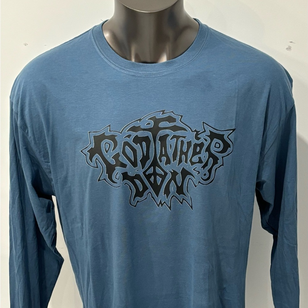 GODFATHER DON HIP HOP LONG SLEEVE T-SHIRT NEVER RELEASED PROMO 1 OF 1 BLUE XL